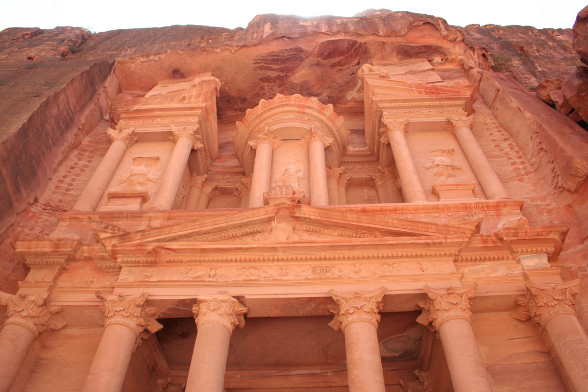 Temple in Petra Jordan